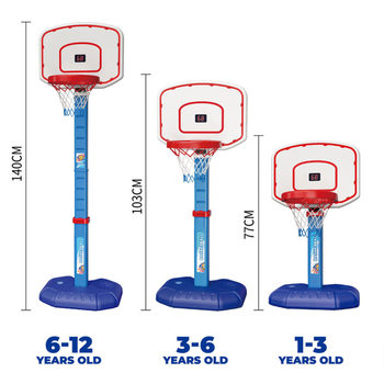 Детска баскетболна стойка за дома със мини кош — 3 кг, материал 3283093, марка Chengke Toys, категория: баскетболна стойка