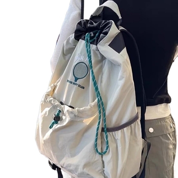 Korėjos stiliaus badmintonui ir tenisui kuprinė vyrams ir moterims — lengvas poliesterio audinys, tinkama važiavimui dviračiu, žygiams ir kelionėms