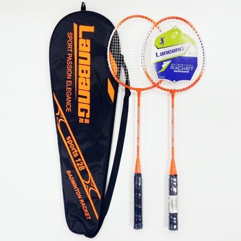 Lan Bang badminton raketa, okvir od ferro- zlitine, dijeljeni okvir, za početnike, težina 95–100 g, debljina drške G5