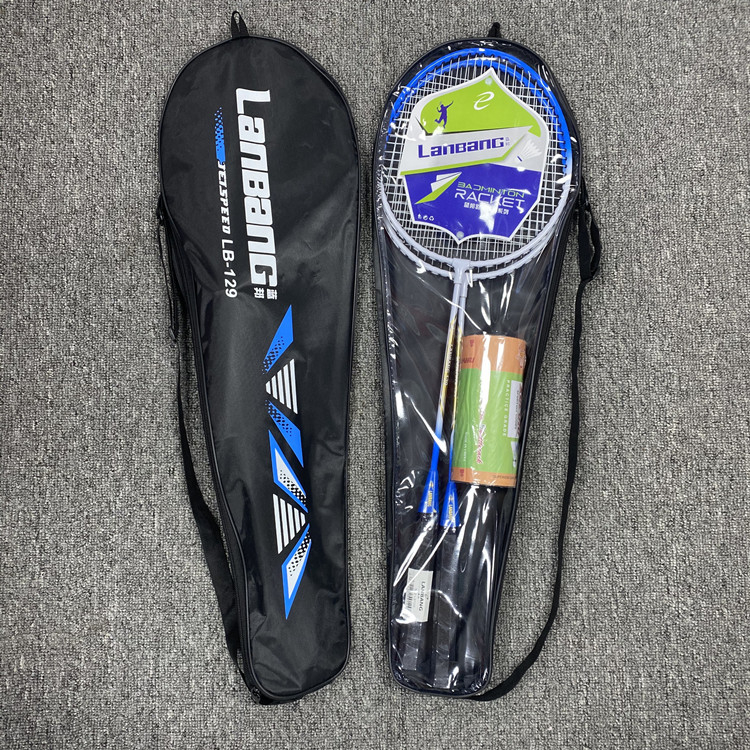 Lan Bang badminton raketa, okvir od ferro- zlitine, dijeljeni okvir, za početnike, težina 95–100 g, debljina drške G5