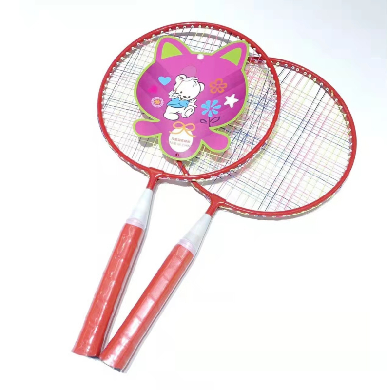 Zhibo dječja badminton raketa za juniore, 95–100 g, pravi udar, logo ispisan