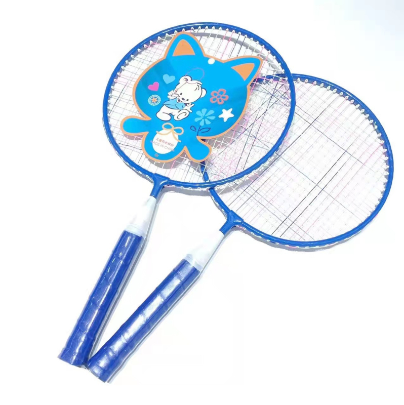 Zhibo dječja badminton raketa za juniore, 95–100 g, pravi udar, logo ispisan