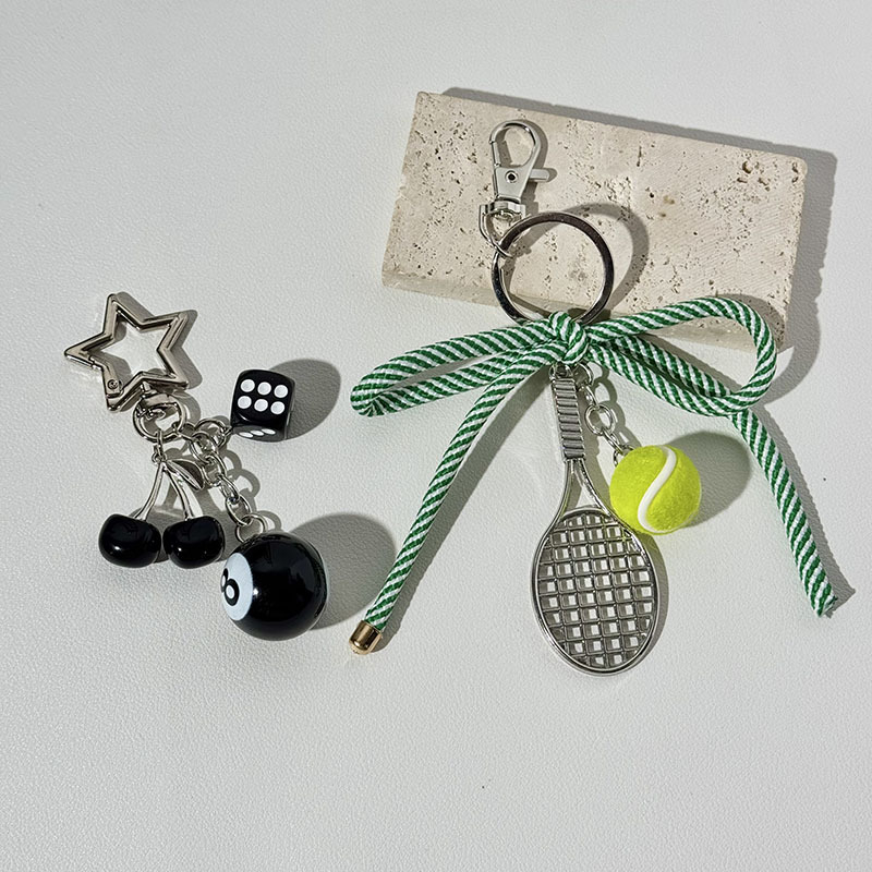 Privjesak od legure s motivom teniske rekete i badminton, elektroplatirani završni sloj, Model 149, Premium dizajn, Uzorak: Zvijezde/Sunce/Mjesec/Nebesa/Vesolje