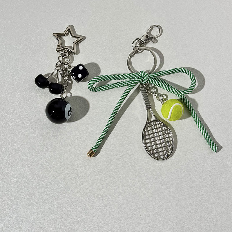 Privjesak od legure s motivom teniske rekete i badminton, elektroplatirani završni sloj, Model 149, Premium dizajn, Uzorak: Zvijezde/Sunce/Mjesec/Nebesa/Vesolje