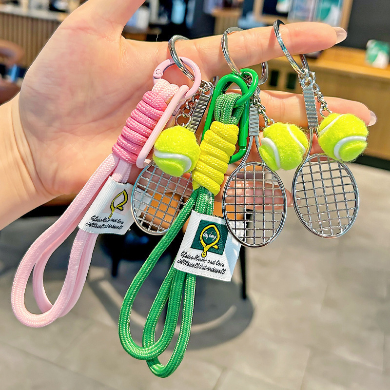 Kreativni privezak za ključeve tenis, elegantan teniski poklon, sportski suvenir, privjesak za ruksak, dekoracija u Instagram stilu, svestran