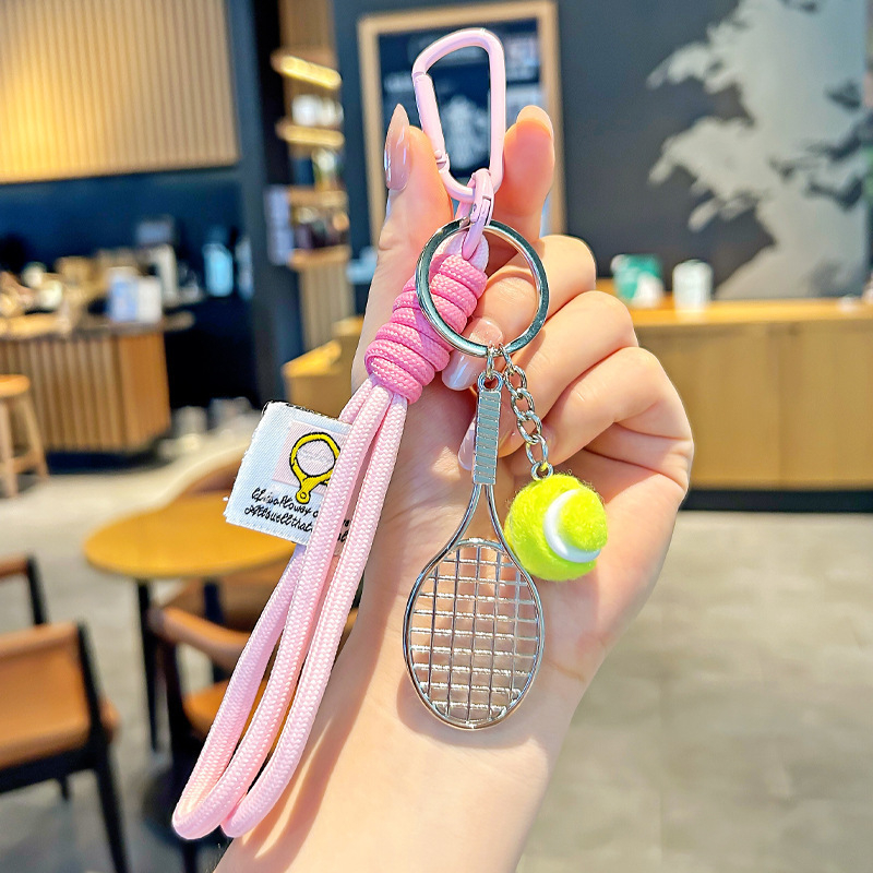 Kreativni privezak za ključeve tenis, elegantan teniski poklon, sportski suvenir, privjesak za ruksak, dekoracija u Instagram stilu, svestran