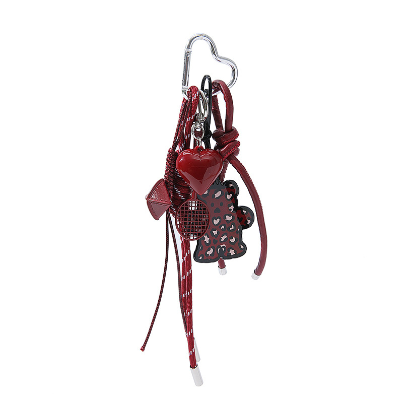 Atslēgu piekariņš ar trusīša motīvu, cinka sakausējums, gaisīgs luksusa stils, zvaigžņu spogulis un sirds akcenti