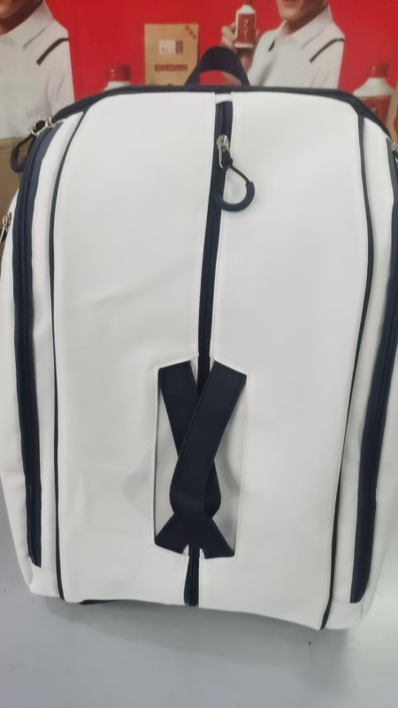 Unisex mugursoma badmintonam/tenisam ar apavu nodalījumu, ūdensizturīga un viegli tīrāma, daudz nodalījumu, regulējams, Oxford Cloth