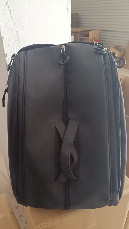 Unisex mugursoma badmintonam/tenisam ar apavu nodalījumu, ūdensizturīga un viegli tīrāma, daudz nodalījumu, regulējams, Oxford Cloth