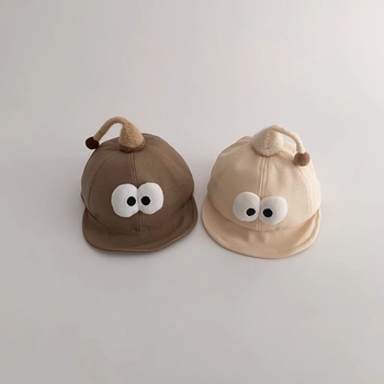 Beebide päikesekaitsega müts, lühikese äärega müts, kanepi-puuvillase segu, kevad 2025