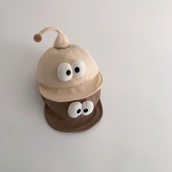 Beebide päikesekaitsega müts, lühikese äärega müts, kanepi-puuvillase segu, kevad 2025