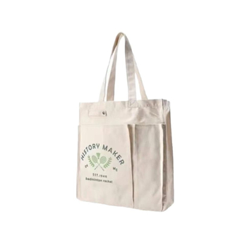 Badmintona un tenisa soma ar kanvas ārpusi, poliestera audums, izdrukāts logotips, pieaugušajiem