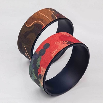 Jogas riņķis no korķa — videi draudzīgs, atpakaļ locīšanas instruments, zīmols Omina