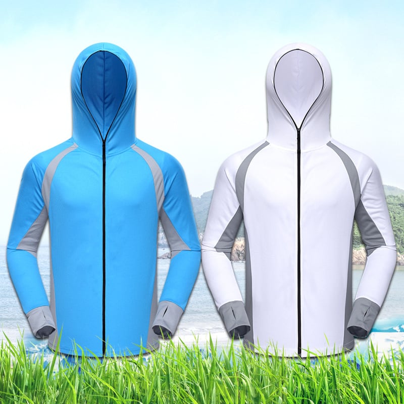 Vīriešu zvejas krekls ārējai lietošanai ar UV aizsardzību, ātri žūst, elpojošs, mitrumu vadītājs, poliesters