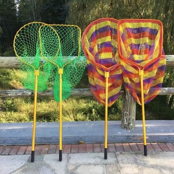 Veliki ribarski mreža od aluminijske legure za velike ribe, čvrst okvir, pogodna za rezervoare