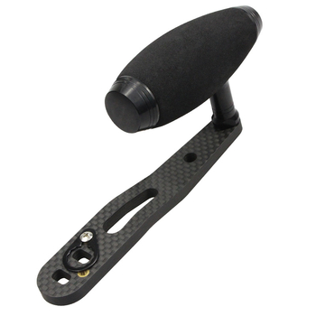 EKFan Mâner pentru mulinetă de pescuit cu cap T din carbon, priză EVA, manivelă modificată, accesorii marca D