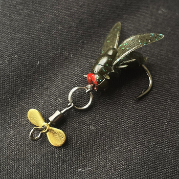 Fujitora Dirbtinių Masalų Rinkinys su Fly Kabliu Be Barbų Upės Žvejybai