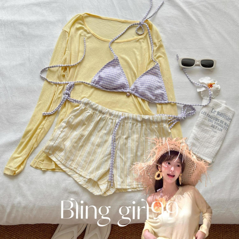 Dvije dijelni bikini set za odrasle žene, s podstavljenim gornjim dijelom, poliester tkanina, za plivanje i vodene sportove