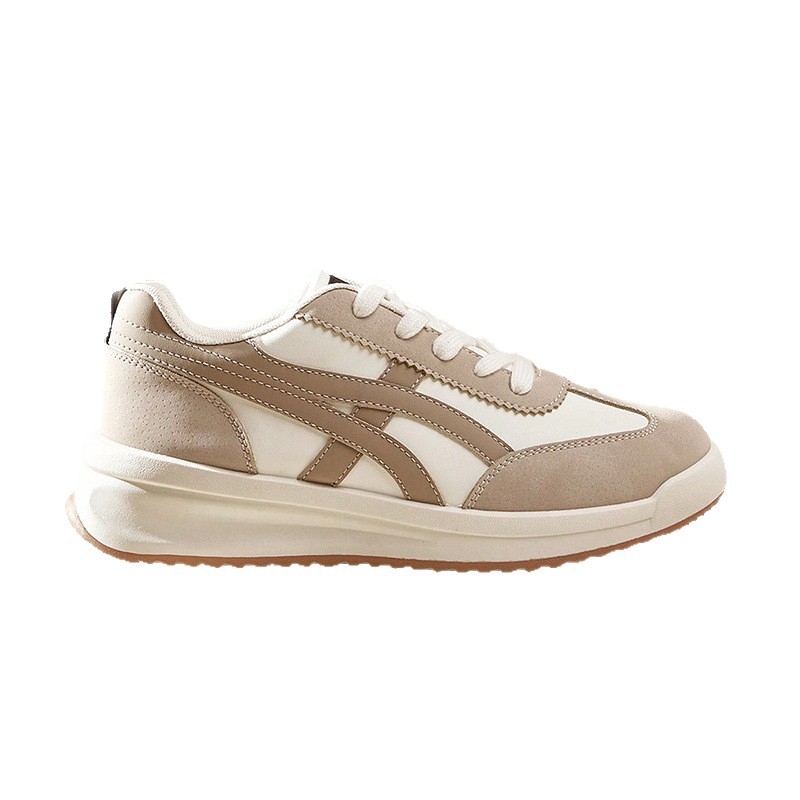 Sieviešu Forrest Gump stila sporta kurpes, PU augšdaļa, gumijas zole, ūdensizturīgas un pretnoslīdējošas, ar šņorēm