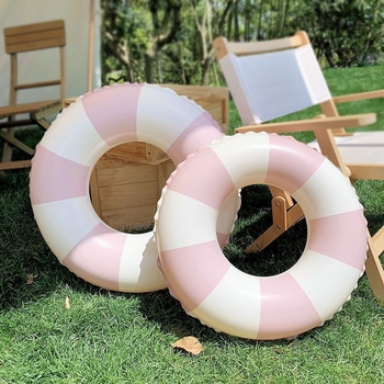 Moterų suaugusiųjų pripučiamas plaukimo žiedas, PVC, grotelės modelis, rankinis pripūtimas, tinkamas baseinui, vandens parkui, upei, ežerui, jūros pakrante