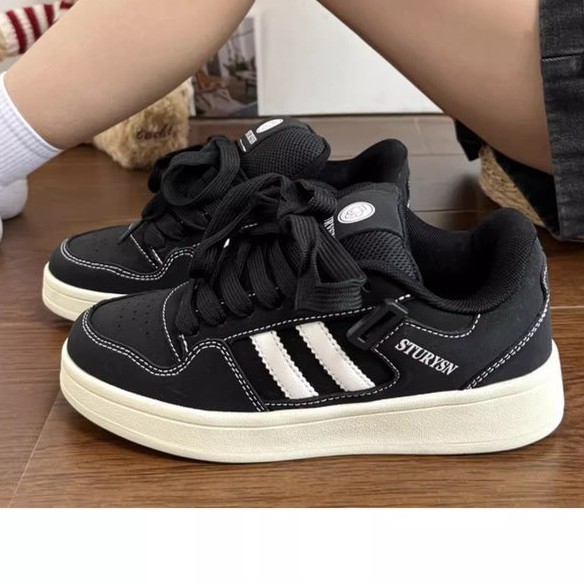 Vīriešu platformas sporta apavi: apaļš purns, mākslīgs PU augšdaļa, vidēja augstuma augšdaļa, 3–5 cm platforma, šņorēšana