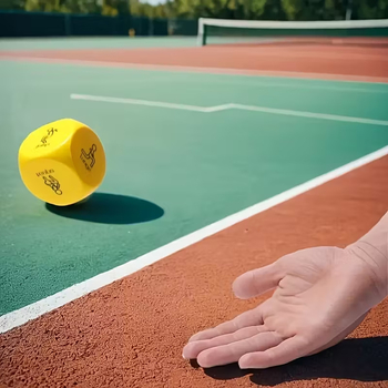 Ζάρια γυμναστικής, PU υλικό, στρογγυλεμένες γωνίες, τετραπλεύρα, συσκευασία 400 τεμ.