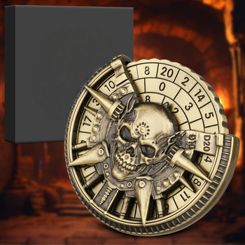 ZDND1501-02 – Ζάρια DND από κράμα, στυλ ορθογώνιας γωνίας, μεταλλικό πολυπλευρικό ζάρι, 100 τεμάχια ανά κουτί, διαθέσιμη παραμετροποίηση