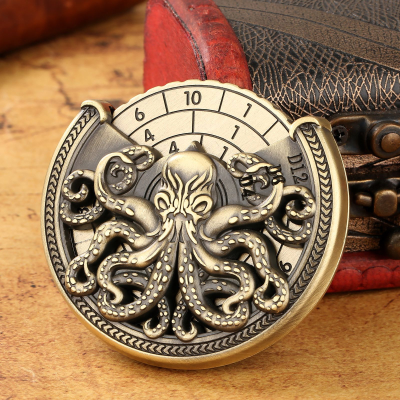 Ζάρια - 7-σε-1 φιδετ-spinner ρουλέτα, DND/COC χταπόδι, μεταλλικά ζάρια με πολλές όψεις