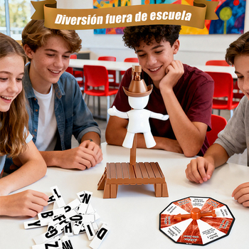 Tyrant Társasjáték kártyák — Műanyag, Beltéri használat, Családi interakció és angol szójátékok