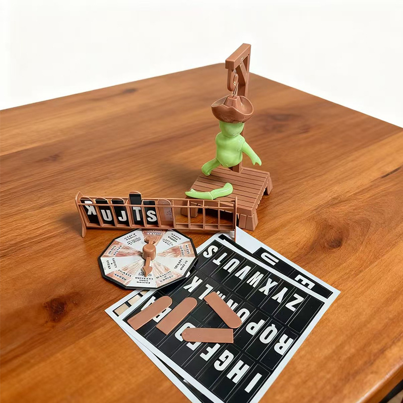 Mágneses Hangman Játék: Rejtélyes Szavak testre szabható Kártyákkal Műanyagból