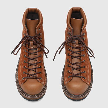 Αντρικά μποτάκια Martin, μεσαίου ύψους, άνω μέρος από split δέρμα, λαστιχένια σόλα, αντιολισθητικά