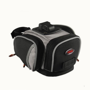 CBR kerékpár hátsó táska gyorskioldóval, MTB nyeregtáska, Modell C2, Poliészter, Kapacitás: 1