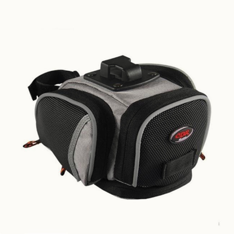 CBR kerékpár hátsó táska gyorskioldóval, MTB nyeregtáska, Modell C2, Poliészter, Kapacitás: 1