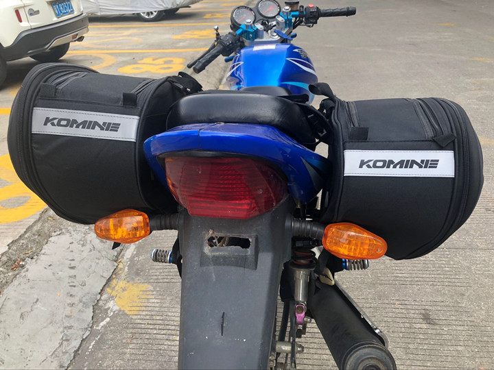 Motocikla sēdvieta soma ar sānu un aizmugures kabatu, audums, Guangdong izcelsme, velosipēdu soma