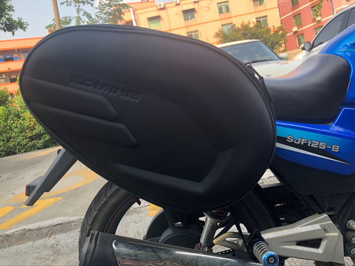 Motocikla sēdvieta soma ar sānu un aizmugures kabatu, audums, Guangdong izcelsme, velosipēdu soma