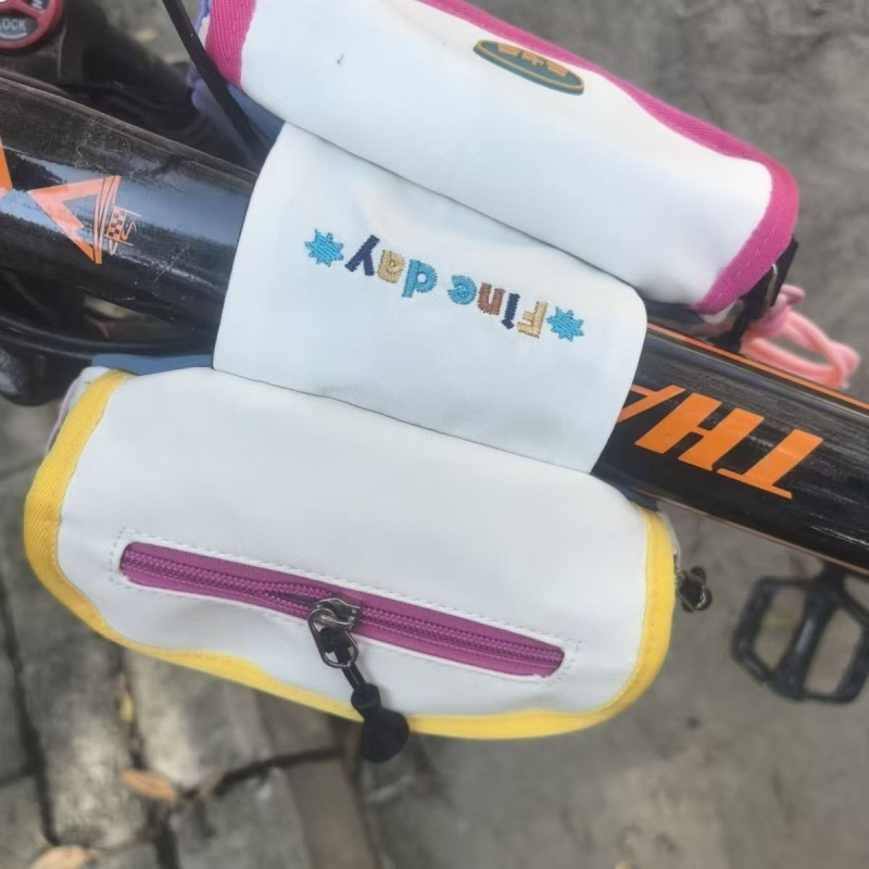 Univerzális MTB első felső cső táska telefontartóval, vászon anyagból, kopásálló, tehercsökkentő, gerincvédő