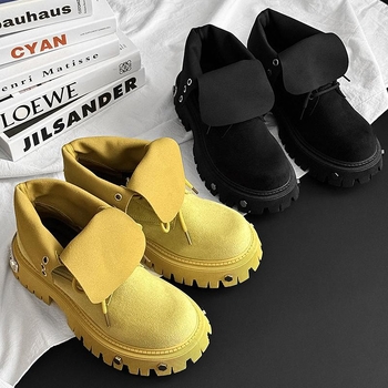 Motorratta jalanõud metallnitsidega, kõrge varrega, meeste talveks, nööriga kinnitatav, ümmarguse varbaotsaga, Phylon talla