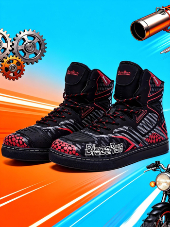 Muške moto tenisice za vožnju – prozračne, protuklizna gumena potplata, model 2688