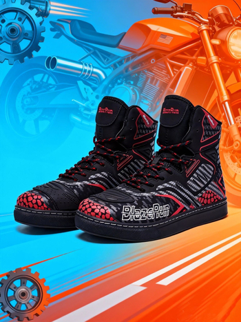 Muške moto tenisice za vožnju – prozračne, protuklizna gumena potplata, model 2688