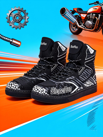 Muške moto tenisice za vožnju – prozračne, protuklizna gumena potplata, model 2688