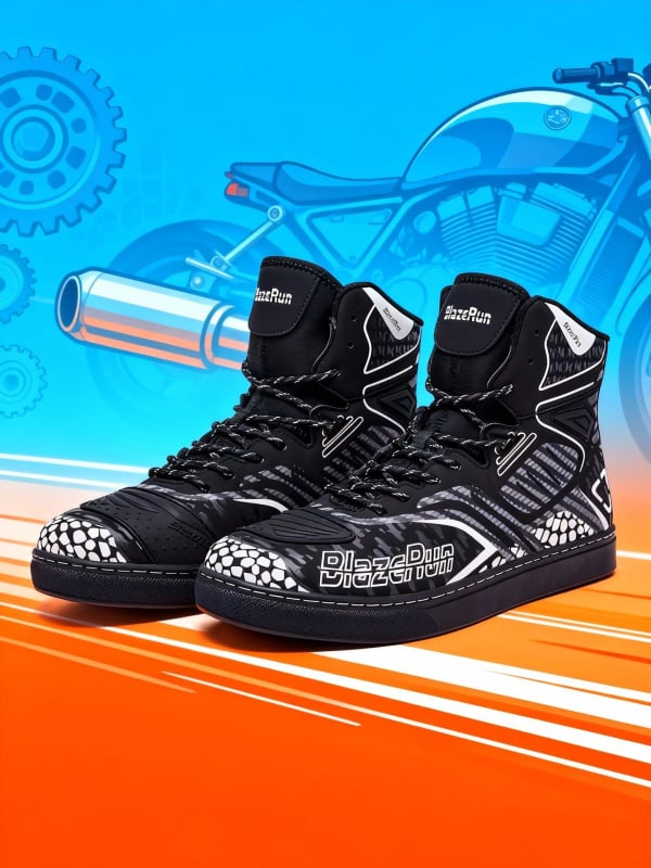 Muške moto tenisice za vožnju – prozračne, protuklizna gumena potplata, model 2688