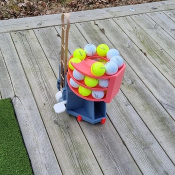 Pro golfa bumbiņu launčeris — 3D izdrukāts PLA dāvanu dekors