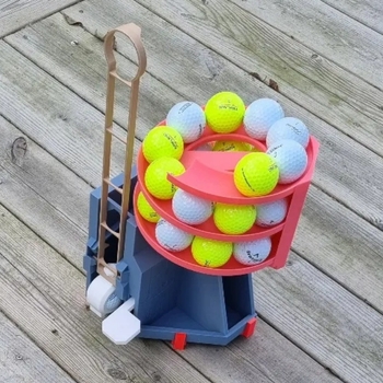 Pro golfa bumbiņu launčeris — 3D izdrukāts PLA dāvanu dekors