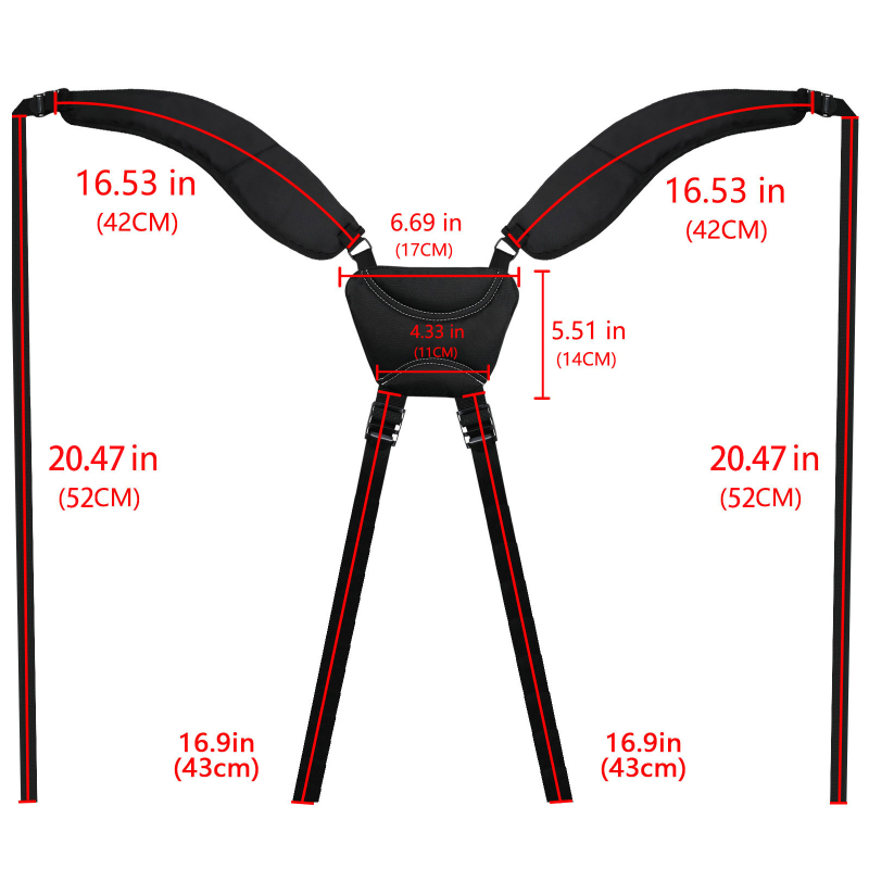 Remen za ramenu torbe za golf, najlon, JD-1, prilagodljiv, moguć tisak logotipa, golf dodaci