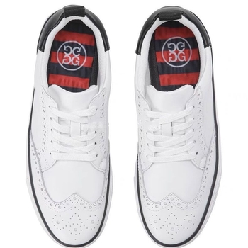 Sieviešu golfa kedas ar ādas augšdaļu, svītrainais raksts, EVA vidējā zole, gumijas zole, vidēja augšdaļa (pavasaris–rudens)