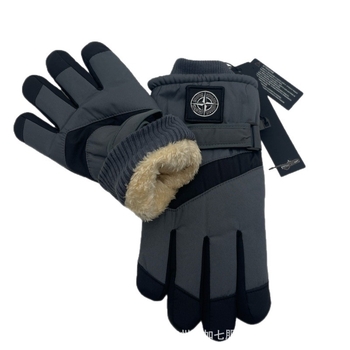 Ски ръкавици - ветроустойчиви, водоустойчиви, съвместими със сензорен екран, подплатени с флис, нейлон