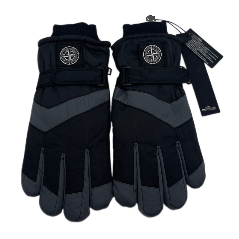 Ски ръкавици - ветроустойчиви, водоустойчиви, съвместими със сензорен екран, подплатени с флис, нейлон
