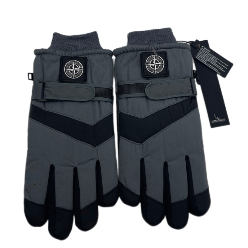 Ски ръкавици - ветроустойчиви, водоустойчиви, съвместими със сензорен екран, подплатени с флис, нейлон
