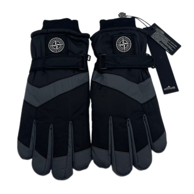Ски ръкавици - ветроустойчиви, водоустойчиви, съвместими със сензорен екран, подплатени с флис, нейлон