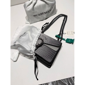 Corduroy чанта с малка квадратна форма, PU подплата, цип, подходяща за свободно време